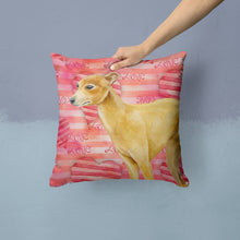 Load image into Gallery viewer, Italian Greyhound Love Throw Pillow - 14x14 Decorative Pillow – Art for Your Home &amp; Patio BB9785PW1414