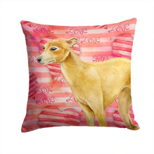 Load image into Gallery viewer, Italian Greyhound Love Throw Pillow - 14x14 Decorative Pillow – Art for Your Home &amp; Patio BB9785PW1414