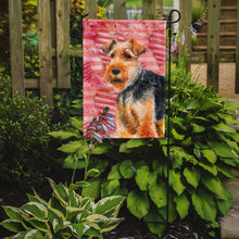 Load image into Gallery viewer, Welsh Terrier Love Garden Flag - Outdoor Decorative Yard Flag BB9787GF