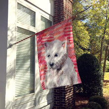 Load image into Gallery viewer, Westie Love Flag Canvas House Size BB9788CHF