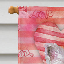 Load image into Gallery viewer, Westie Love Flag Canvas House Size BB9788CHF