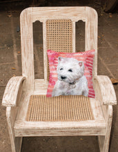 Load image into Gallery viewer, Westie Love Fabric Decorative Pillow BB9788PW1818