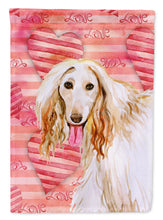 Load image into Gallery viewer, Afghan Hound Love Garden Flag - Outdoor Decorative Yard Flag BB9789GF