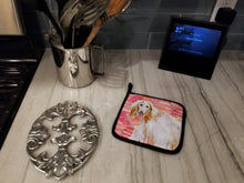 Load image into Gallery viewer, Afghan Hound Love Pot Holders - Set of 2 - Heat-Resistant Kitchen Essentials BB9789PTHD