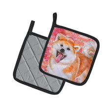 Load image into Gallery viewer, Akita Love Pot Holders - Set of 2 - Heat-Resistant Kitchen Essentials BB9790PTHD