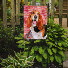 Load image into Gallery viewer, Basset Hound Love Garden Flag - Outdoor Decorative Yard Flag BB9791GF