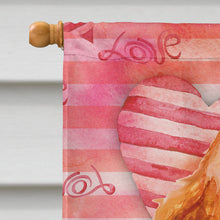 Load image into Gallery viewer, Cocker Spaniel Love Flag Canvas House Size BB9793CHF