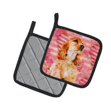 Load image into Gallery viewer, Cocker Spaniel Love Pot Holders - Set of 2 - Heat-Resistant Kitchen Essentials BB9793PTHD