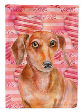 Load image into Gallery viewer, Red Dachshund Love Flag Canvas House Size BB9794CHF