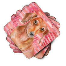 Load image into Gallery viewer, Red Dachshund Love Foam Coaster  BB9794FC