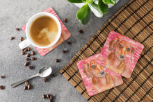 Load image into Gallery viewer, Red Dachshund Love Foam Coaster  BB9794FC