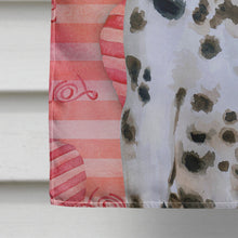 Load image into Gallery viewer, Dalmatian Puppy Love Flag Canvas House Size BB9795CHF