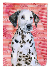 Load image into Gallery viewer, Dalmatian Puppy Love Flag Canvas House Size BB9795CHF