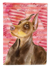 Load image into Gallery viewer, Doberman Pinscher Love Garden Flag - Outdoor Decorative Yard Flag BB9796GF