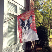 Load image into Gallery viewer, French Bulldog Black White Love Flag Canvas House Size BB9797CHF