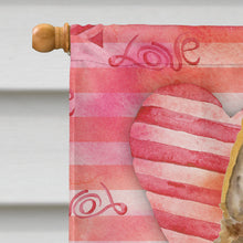 Load image into Gallery viewer, German Shepherd #2 Love Flag Canvas House Size BB9798CHF