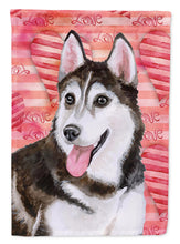 Load image into Gallery viewer, Siberian Husky #2 Love Flag Canvas House Size BB9799CHF