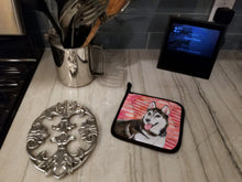 Load image into Gallery viewer, Siberian Husky #2 Love Pot Holders - Set of 2 - Heat-Resistant Kitchen Essentials BB9799PTHD