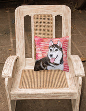Load image into Gallery viewer, Siberian Husky #2 Love Fabric Decorative Pillow BB9799PW1818