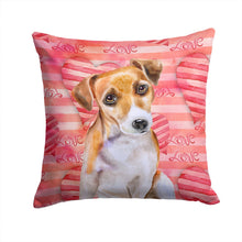 Load image into Gallery viewer, Jack Russell Terrier #2 Love Throw Pillow - 14x14 Decorative Pillow – Art for Your Home &amp; Patio BB9800PW1414