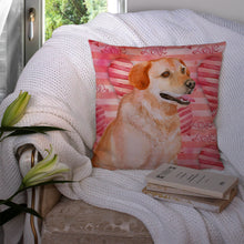 Load image into Gallery viewer, Labrador Retriever Love Throw Pillow - 14x14 Decorative Pillow – Art for Your Home &amp; Patio BB9801PW1414