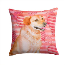 Load image into Gallery viewer, Labrador Retriever Love Throw Pillow - 14x14 Decorative Pillow – Art for Your Home &amp; Patio BB9801PW1414
