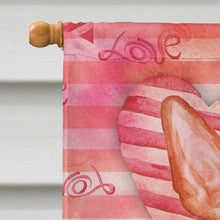 Load image into Gallery viewer, Pharaoh Hound Love Flag Canvas House Size BB9802CHF