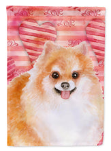 Load image into Gallery viewer, Pomeranian #2 Love Garden Flag - Outdoor Decorative Yard Flag BB9803GF