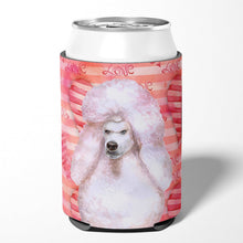 Load image into Gallery viewer, White Standard Poodle Love Can or Bottle Hugger BB9804CC