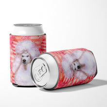 Load image into Gallery viewer, White Standard Poodle Love Can or Bottle Hugger BB9804CC