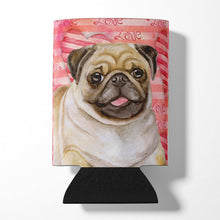 Load image into Gallery viewer, Fawn Pug Love Can or Bottle Hugger BB9805CC
