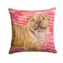 Load image into Gallery viewer, Shar Pei Puppy Love Throw Pillow - 14x14 Decorative Pillow – Art for Your Home &amp; Patio BB9806PW1414