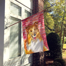 Load image into Gallery viewer, Sheltie Love Flag Canvas House Size BB9807CHF