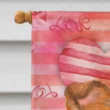 Load image into Gallery viewer, Sheltie Love Flag Canvas House Size BB9807CHF