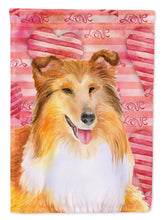 Load image into Gallery viewer, Sheltie Love Flag Canvas House Size BB9807CHF