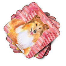 Load image into Gallery viewer, Sheltie Love Foam Coaster  BB9807FC