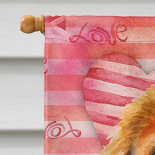 Load image into Gallery viewer, Tibetan Mastiff Love Flag Canvas House Size BB9808CHF