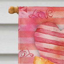 Load image into Gallery viewer, Toy Terrier Love Flag Canvas House Size BB9809CHF