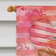 Load image into Gallery viewer, Yorkshire Terrier #2 Love Flag Canvas House Size BB9810CHF