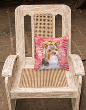 Load image into Gallery viewer, Yorkshire Terrier #2 Love Fabric Decorative Pillow BB9810PW1818
