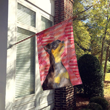 Load image into Gallery viewer, Miniature Pinscher #2 Love Flag Canvas House Size BB9811CHF