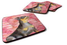Load image into Gallery viewer, Miniature Pinscher #2 Love Coasters - Set of 4 Lightweight Foam, Absorbent Drink Coasters