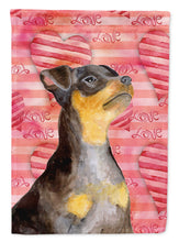 Load image into Gallery viewer, Miniature Pinscher #2 Love Garden Flag - Outdoor Decorative Yard Flag BB9811GF