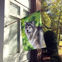 Load image into Gallery viewer, Alaskan Malamute St Patrick's Flag Canvas House Size BB9812CHF
