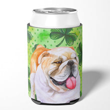 Load image into Gallery viewer, English Bulldog St Patrick's Can or Bottle Hugger BB9813CC