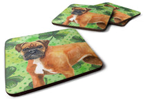 Load image into Gallery viewer, German Boxer St Patrick's Foam Coaster  BB9814FC