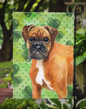 Load image into Gallery viewer, German Boxer St Patrick's Garden Flag - Outdoor Decorative Yard Flag BB9814GF