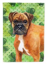 Load image into Gallery viewer, German Boxer St Patrick's Garden Flag - Outdoor Decorative Yard Flag BB9814GF