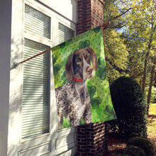 Load image into Gallery viewer, German Shorthaired Pointer St Patrick's Flag Canvas House Size BB9815CHF