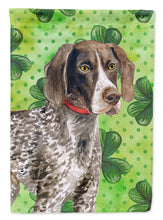Load image into Gallery viewer, German Shorthaired Pointer St Patrick's Garden Flag - Outdoor Decorative Yard Flag BB9815GF